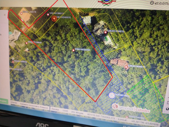 Terreno à Venda, 1.236 m² em Piuva - Ilhabela