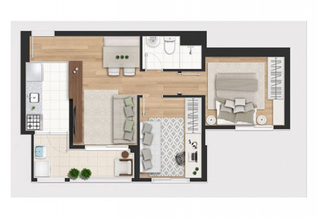 Imagem Apartamento com 2 Quartos à Venda, 48 m²em Jardim Umarizal - São Paulo Imagem Apartamento com 2 Quartos à Venda, 48 m²em Jardim Umarizal - São Paulo