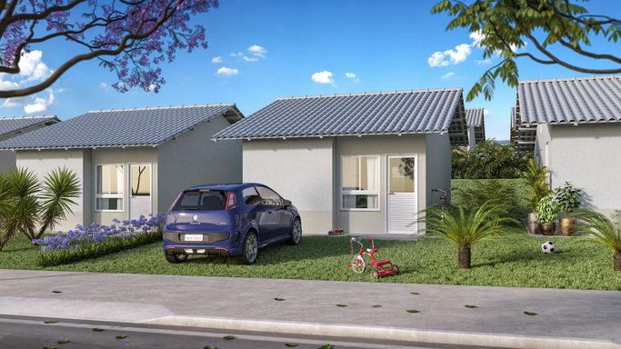Imagem Casa com 2 Quartos à Venda, 44 m² em Recanto Azul - Botucatu