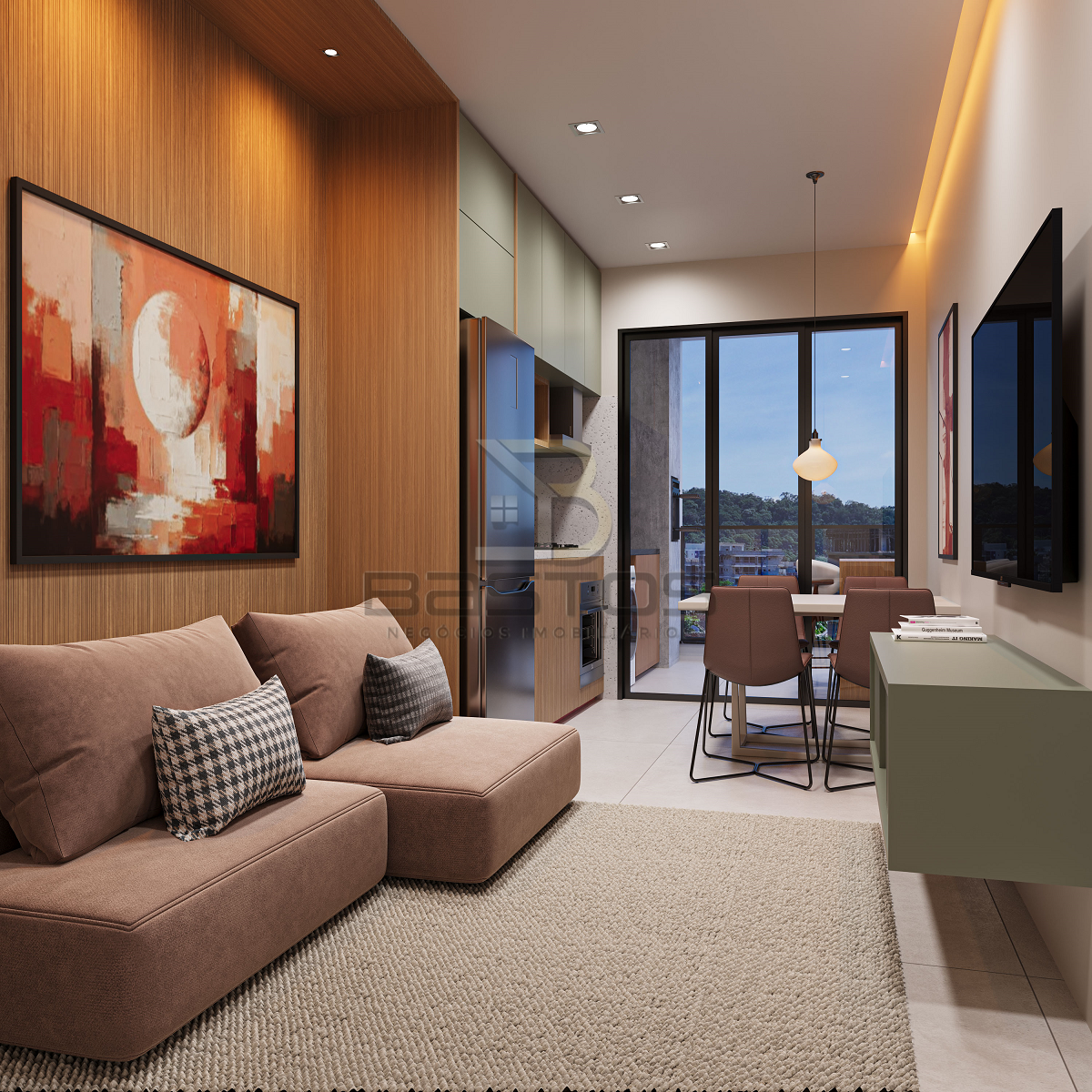 Imagem Apartamento com 1 Quarto à Venda, 40 m² em Toninhas - Ubatuba