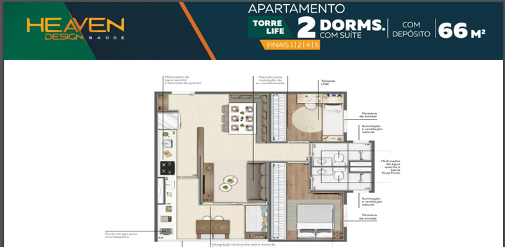 Imagem Apartamento com 2 Quartos à Venda, 66 m² em Saúde - São Paulo