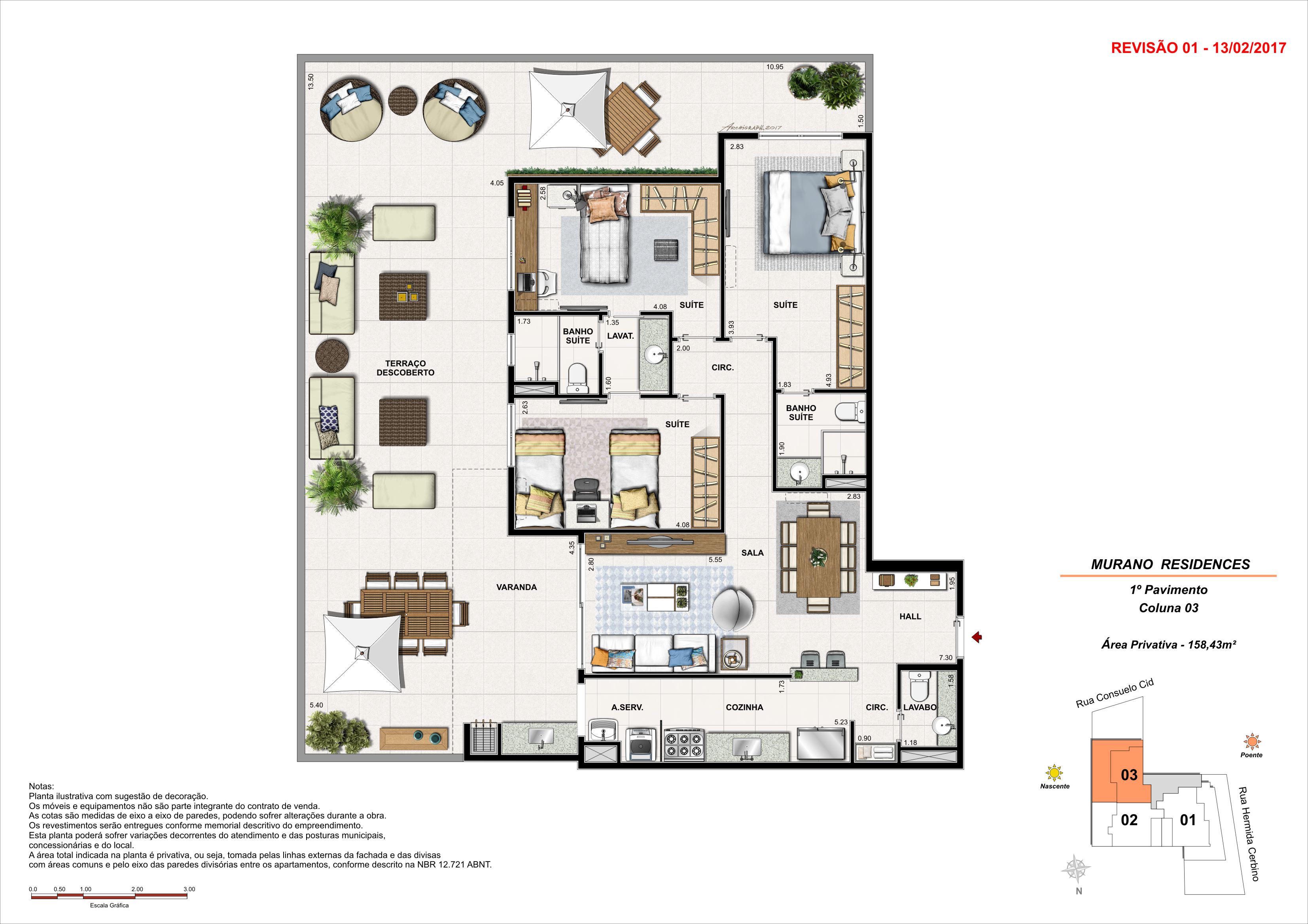 Imagem Apartamento com 3 Quartos à Venda, 96 m²em Alvarez - Nova Iguaçu