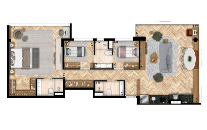 Imagem Apartamento com 1 Quarto à Venda, 35 m² em Butantã - São Paulo