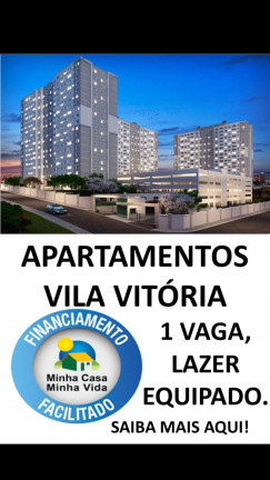 Imagem Apartamento com 2 Quartos à Venda ou Temporada, 43 m² em Vila Nossa Senhora das Vitórias - Mauá