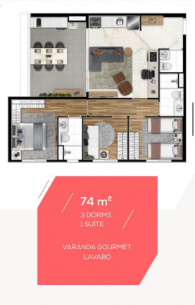Imagem Apartamento com 3 Quartos à Venda, 75 m² em Barra Funda - São Paulo Imagem Apartamento com 3 Quartos à Venda, 75 m² em Barra Funda - São Paulo