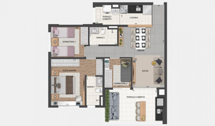 Imagem Apartamento com 3 Quartos à Venda, 81 m² em Vila Santa Catarina - São Paulo Imagem Apartamento com 3 Quartos à Venda, 81 m² em Vila Santa Catarina - São Paulo