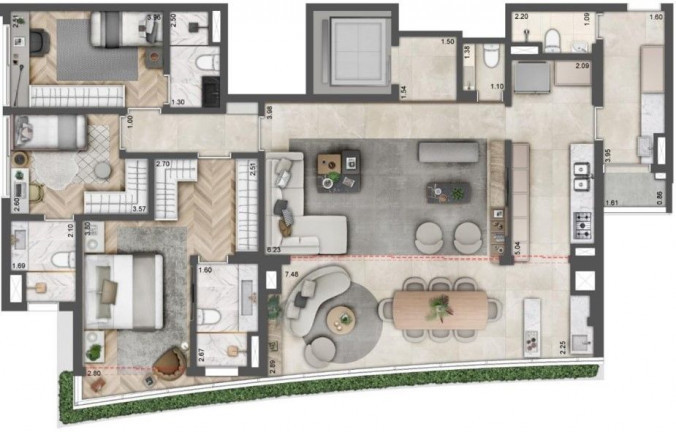 Imagem Apartamento com 3 Quartos à Venda, 220 m²em Moema - São Paulo