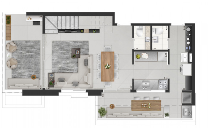 Imagem Apartamento com 2 Quartos à Venda, 52 m² em Indianópolis - São Paulo Imagem Apartamento com 2 Quartos à Venda, 52 m² em Indianópolis - São Paulo