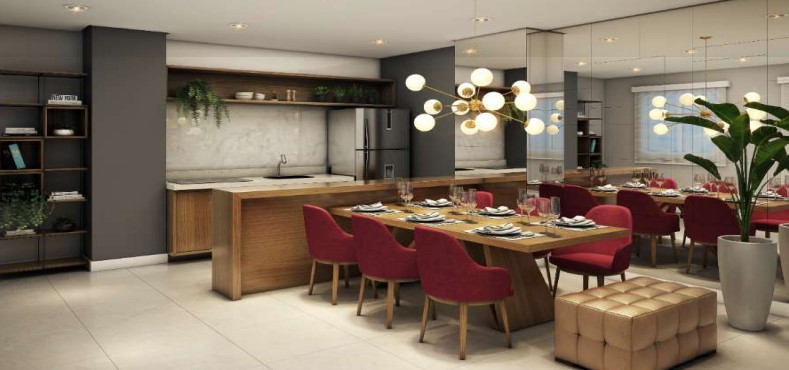 Imagem Apartamento com 2 Quartos à Venda, 42 m² em Jabaquara - Santos