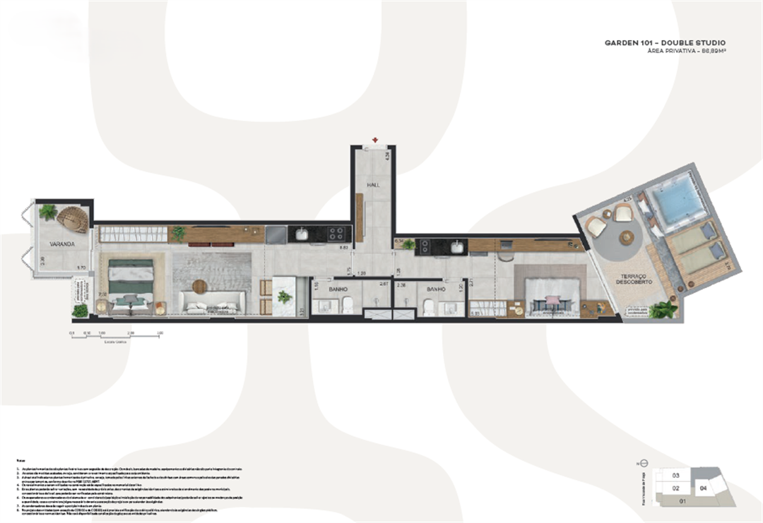 Imagem Studio com 1 Quarto à Venda, 46 m²em Ipanema - Rio de Janeiro