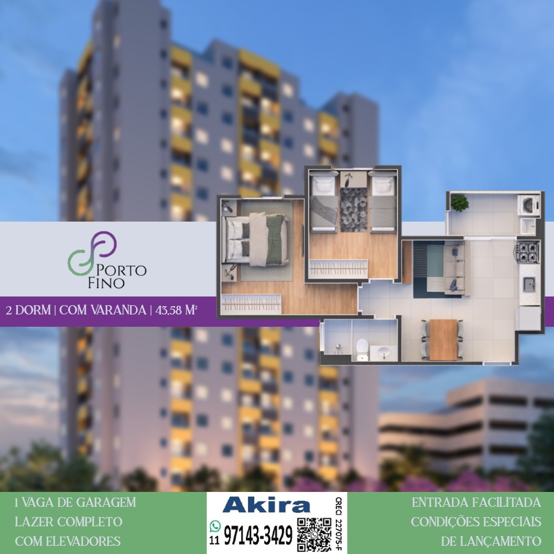 Imagem Apartamento com 1 Quarto à Venda, 30 m² em Mogi Moderno - Mogi das Cruzes