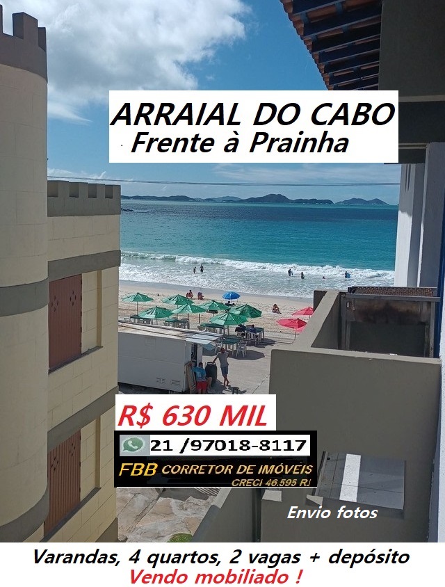 Apartamento com 4 Quartos à Venda, 120 m² em Prainha - Arraial do Cabo