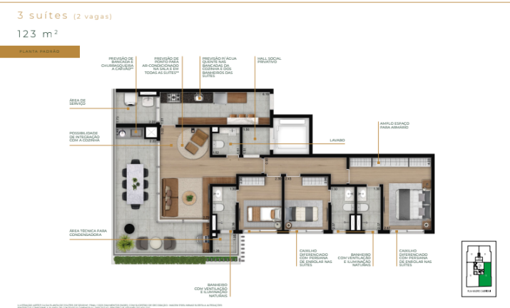 Imagem Apartamento com 3 Quartos à Venda, 132 m² em Vila Mariana - São Paulo