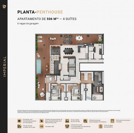 Imagem Apartamento com 6 Quartos à Venda, 597 m² em Chácara Itaim - São Paulo Imagem Apartamento com 6 Quartos à Venda, 597 m² em Chácara Itaim - São Paulo