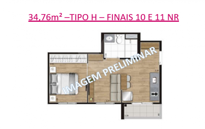 Imagem Apartamento com 2 Quartos à Venda, 43 m² em Belenzinho - São Paulo Imagem Apartamento com 2 Quartos à Venda, 43 m² em Belenzinho - São Paulo