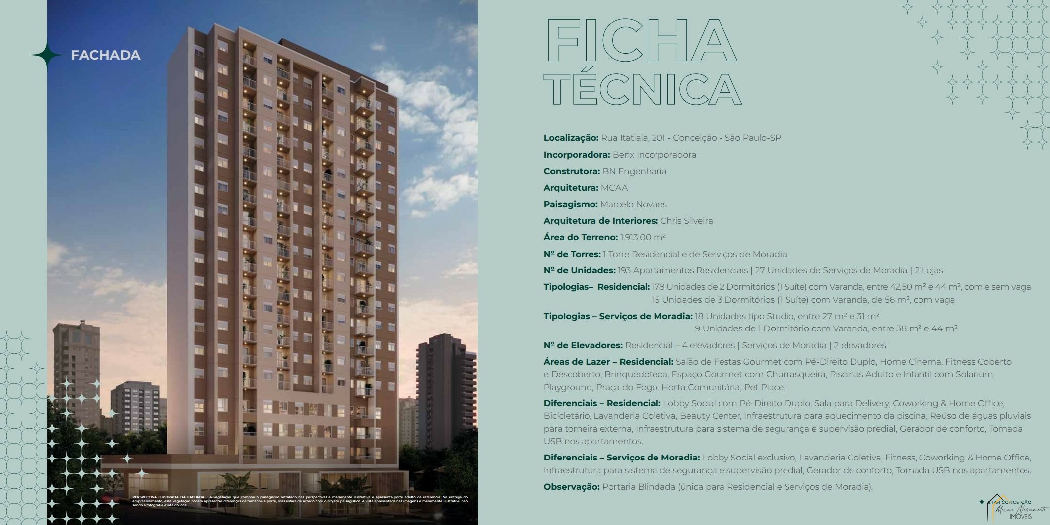 Foto do imóvel Apartamento com 3 Quartos à Venda, 44 m²em Vila Guarani (Z Sul) - São Paulo