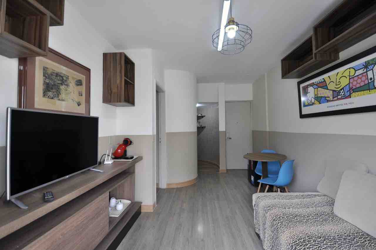 Imagem Flat com 1 Quarto à Venda ou Temporada, 40 m²em Liberdade - São Paulo Imagem Flat com 1 Quarto à Venda ou Temporada, 40 m²em Liberdade - São Paulo