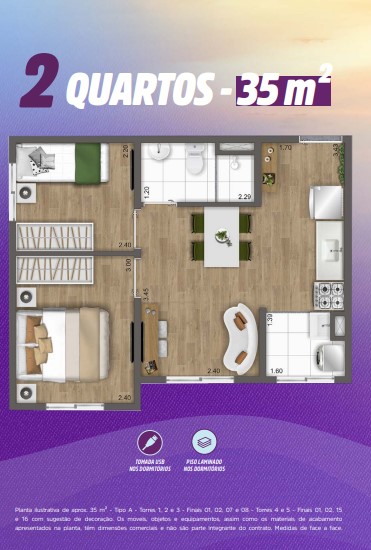 Imagem Apartamento com 2 Quartos à Venda, 34 m² em Vila Penteado - São Paulo