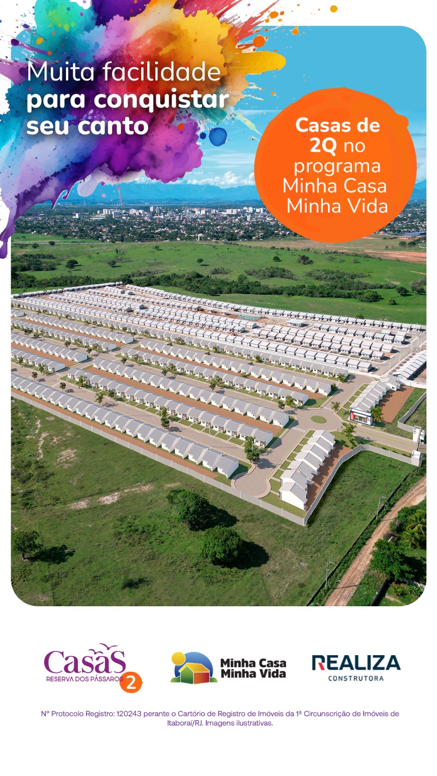 Imagem Casa de Condomínio com 2 Quartos à Venda, 150 m²em Caluge - Itaboraí