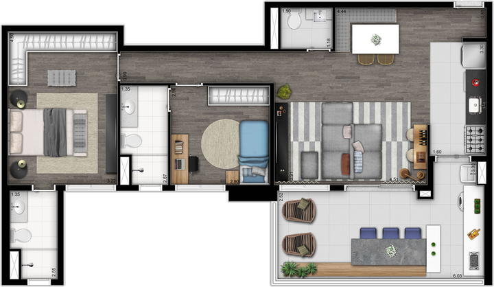 Imagem Apartamento com 3 Quartos à Venda, 89 m² em Tatuapé - São Paulo Imagem Apartamento com 3 Quartos à Venda, 89 m² em Tatuapé - São Paulo