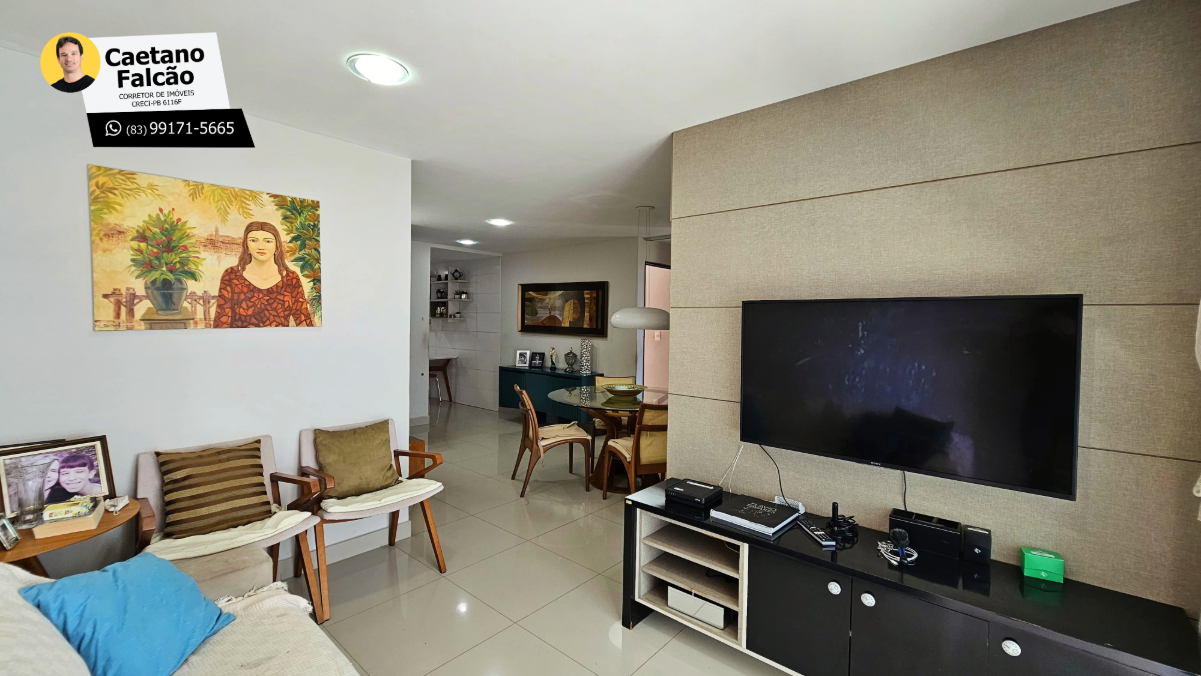 Apartamento com 3 Quartos à Venda, 97 m² em Tambauzinho - João Pessoa