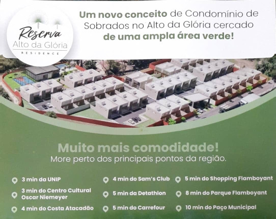 Imagem Sobrado com 3 Quartos à Venda, 146 m² em Alto da Glória - Goiânia Imagem Sobrado com 3 Quartos à Venda, 146 m² em Alto da Glória - Goiânia