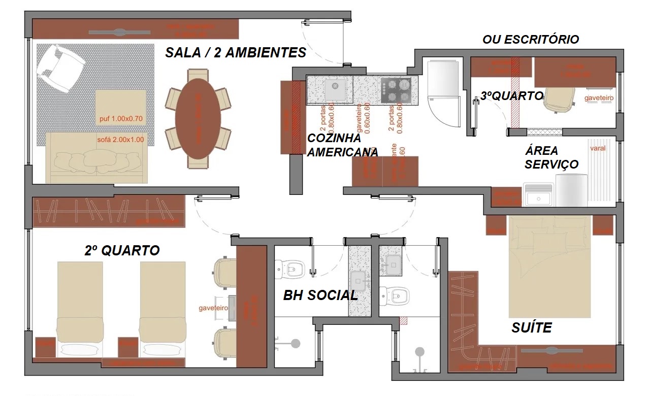 Imagem Apartamento com 2 Quartos à Venda, 80 m² em Ingá - Niterói