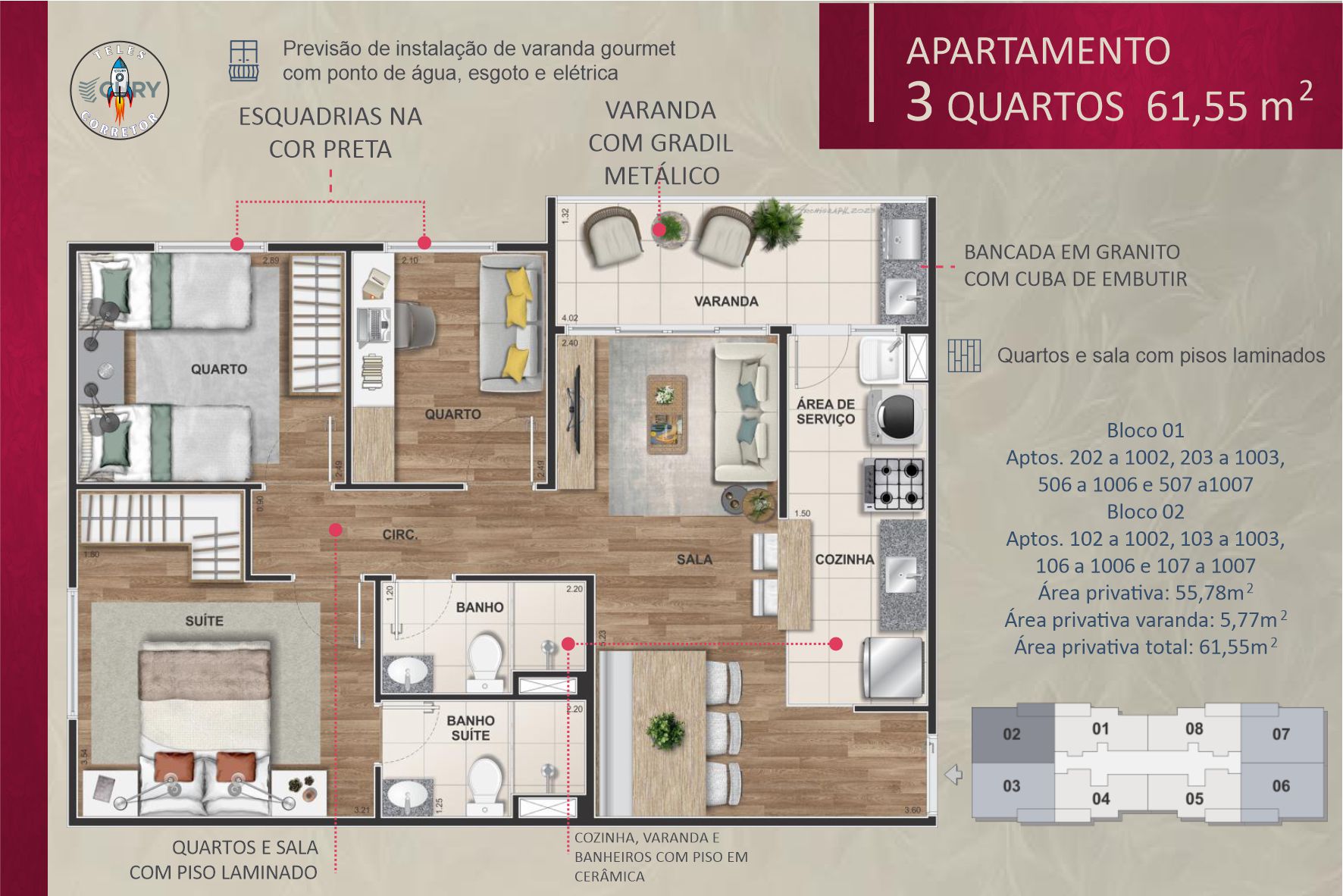 Imagem Edifício Residencial com 3 Quartos à Venda, 52 m²em São Cristóvão - Rio de Janeiro Imagem Edifício Residencial com 3 Quartos à Venda, 52 m²em São Cristóvão - Rio de Janeiro