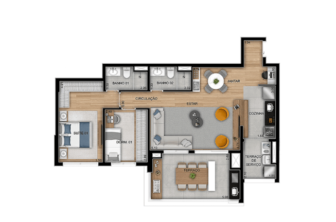 Imagem Apartamento com 3 Quartos à Venda, 70 m² em Vila Guilhermina - São Paulo