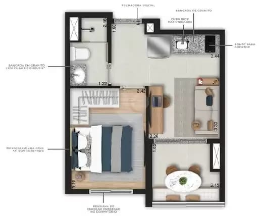 Imagem Studio com 1 Quarto à Venda, 29 m² em Liberdade - São Paulo Imagem Studio com 1 Quarto à Venda, 29 m² em Liberdade - São Paulo