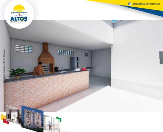 Imagem Apartamento com 3 Quartos à Venda, 67 m² em São Francisco - São Luís