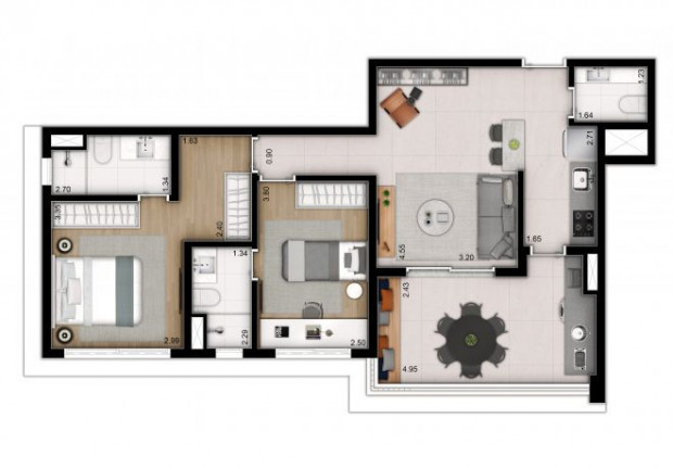 Imagem Apartamento com 3 Quartos à Venda, 166 m² em Vila Clementino - São Paulo