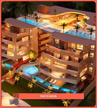 Flat com 2 Quartos à Venda, 105 m²em Praia de Tamandaré - Tamandaré