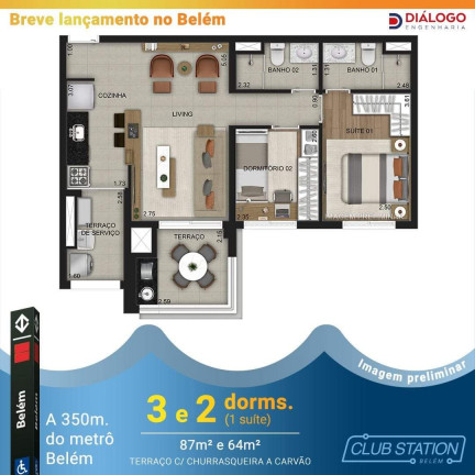 Imagem Apartamento com 3 Quartos à Venda, 64 m² em Quarta Parada - São Paulo Imagem Apartamento com 3 Quartos à Venda, 64 m² em Quarta Parada - São Paulo