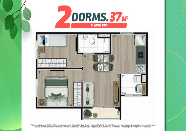 Imagem Apartamento com 2 Quartos à Venda, em Vila Jaraguá - São Paulo Imagem Apartamento com 2 Quartos à Venda, em Vila Jaraguá - São Paulo