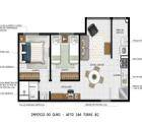 Imagem Apartamento com 2 Quartos à Venda, 46 m² em Maria Paula - São Gonçalo Imagem Apartamento com 2 Quartos à Venda, 46 m² em Maria Paula - São Gonçalo