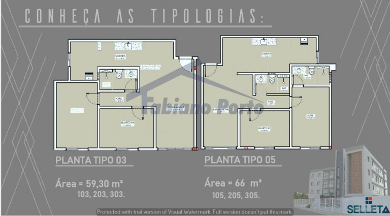 Imagem Apartamento com 2 Quartos à Venda, 58 m²em Catolé - Campina Grande Imagem Apartamento com 2 Quartos à Venda, 58 m²em Catolé - Campina Grande
