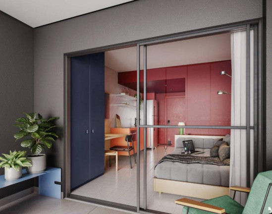 Studio com 1 Quarto à Venda, 24 m² em Pinheiros - São Paulo