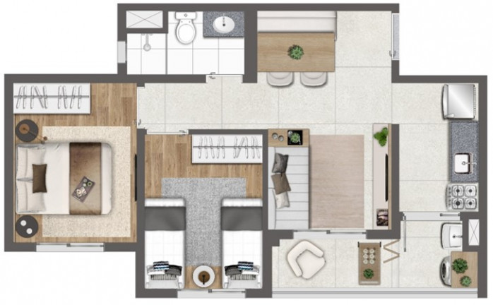 Imagem Apartamento com 2 Quartos à Venda, 34 m² em Butantã - São Paulo Imagem Apartamento com 2 Quartos à Venda, 34 m² em Butantã - São Paulo