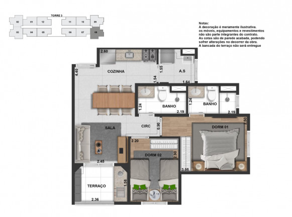 Imagem Apartamento com 2 Quartos à Venda, 48 m² em Usina Piratininga - São Paulo
