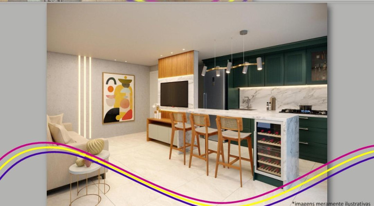 Imagem Flat com 1 Quarto à Venda,  em Praia de Muro Alto - Ipojuca