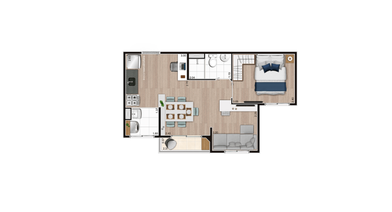 Imagem Apartamento com 2 Quartos à Venda, 37 m²em Vila Independência - São Paulo