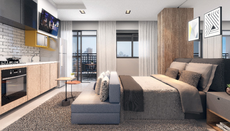 Studio com 1 Quarto à Venda, 24 m² em Centro - Osasco