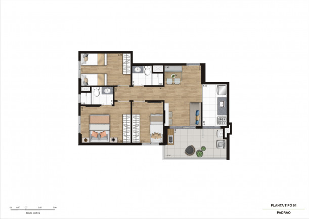 Imagem Apartamento com 2 Quartos à Venda, 42 m² em Vila Vermelha - São Paulo
