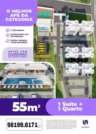Imagem Apartamento com 2 Quartos à Venda, 55 m² em Turu - São Luís