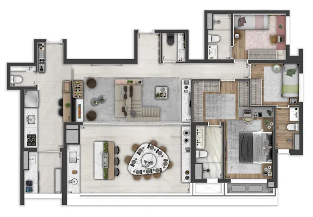 Imagem Apartamento com 3 Quartos à Venda, 142 m²em Vila Mariana - São Paulo