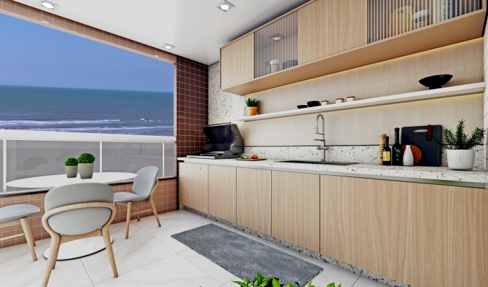 Imagem Apartamento com 2 Quartos à Venda, 86 m²em Real - Praia Grande