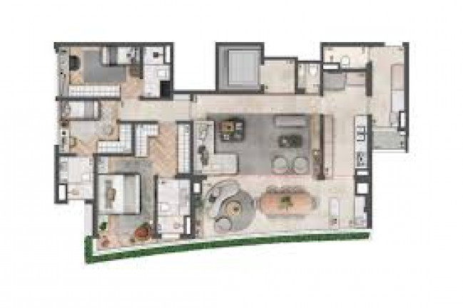 Imagem Apartamento com 3 Quartos à Venda, 220 m²em Moema - São Paulo