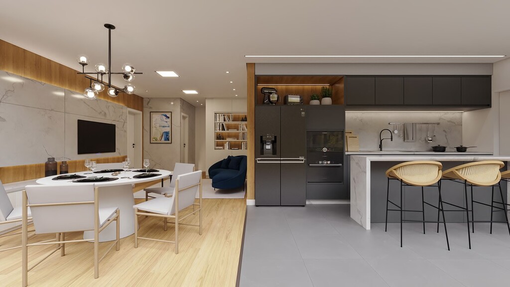 Imagem Apartamento com 3 Quartos à Venda, 91 m²em Cabral - Curitiba