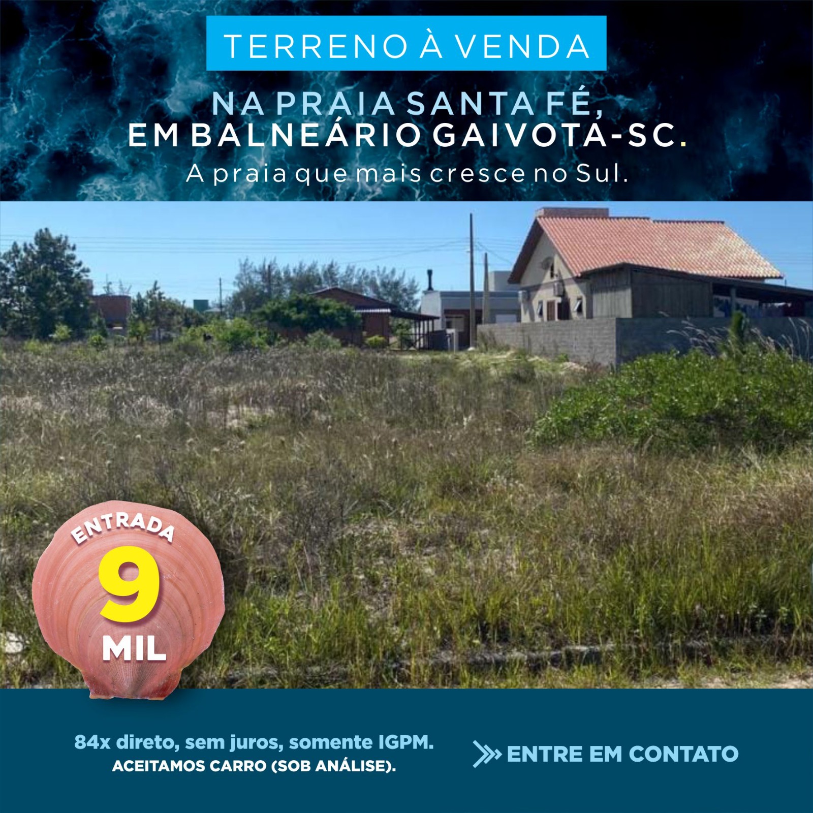 Imagem Terreno à Venda, 360 m²em Loteamento Santa Fé - Balneário Gaivota